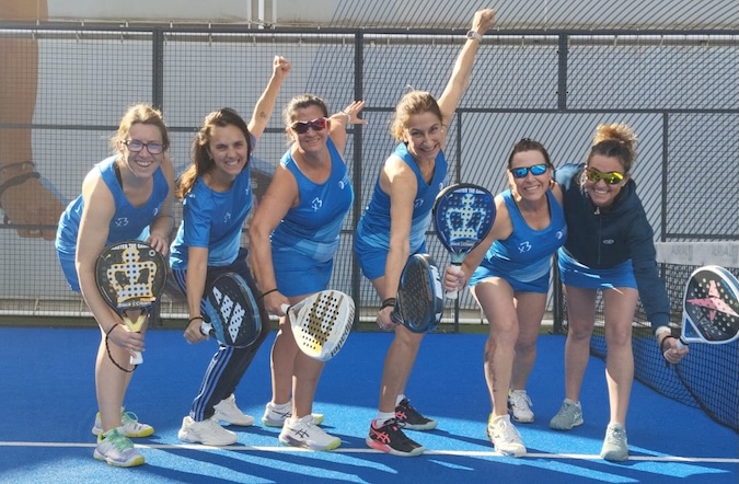 Nuestro equipo Padelcat Femenino C – Blue Girls gana 1-2 al Crazyxpadel