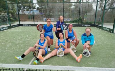 Nuestro equipo Padelcat Femenino C – Blue Girls gana 3-0 al Somos Pádel