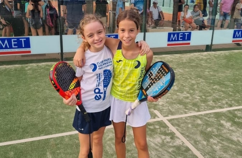 Daniela Ceballos y Lara Belas, Campeonas del V Super Gran Slam la Federación Catalana de Pádel