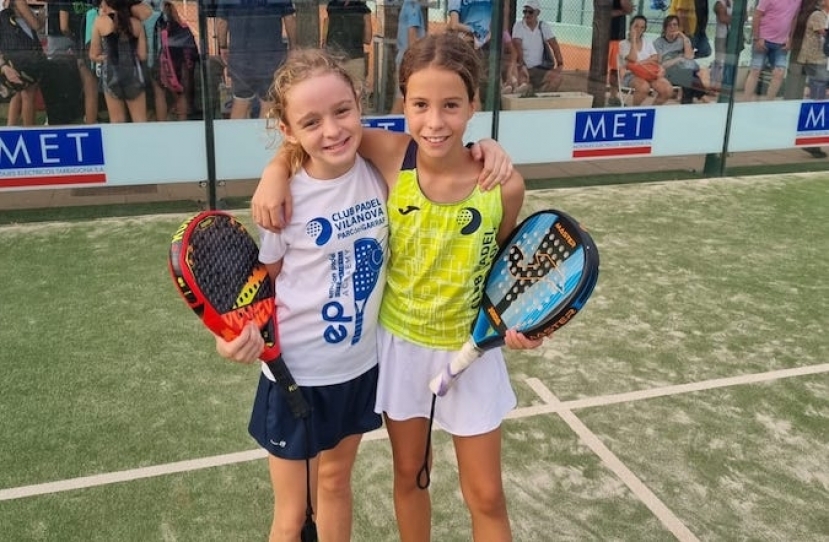 Daniela Ceballos y Lara Belas, Campeonas del V Super Gran Slam la Federación Catalana de Pádel