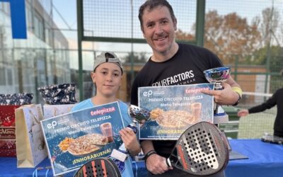 Jan Miró y Nacho Miró, Campeones del 25º Torneo Circuito Telepizza Padres e Hijos Nivel 2