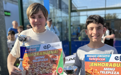 Marc Sánchez y Biel Méndez, Campeones del 32º Torneo Circuito Telepizza Nivel 1