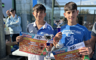Noha Librante y Pau Ayala, Campeones del 32º Torneo Circuito Telepizza Nivel 2