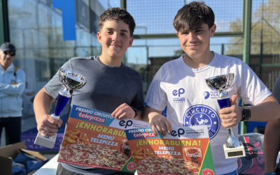 Lucas Fernández y Gabriel Ruiz, Campeones del 32º Torneo Circuito Telepizza Nivel 4