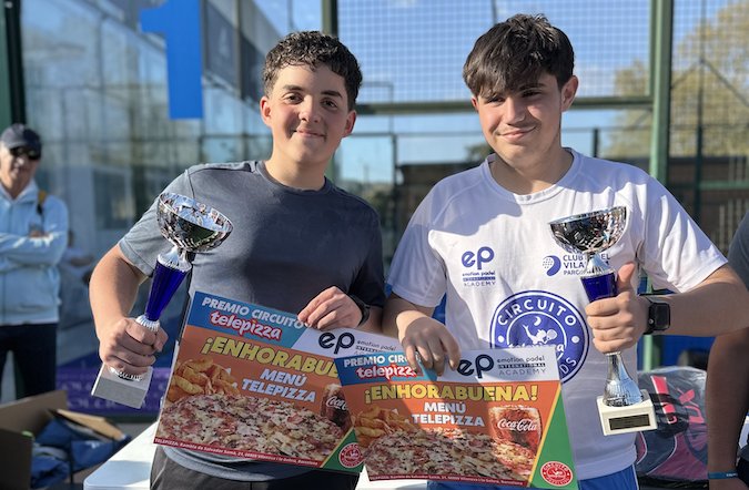 Lucas Fernández y Gabriel Ruiz, Campeones del 32º Torneo Circuito Telepizza Nivel 4