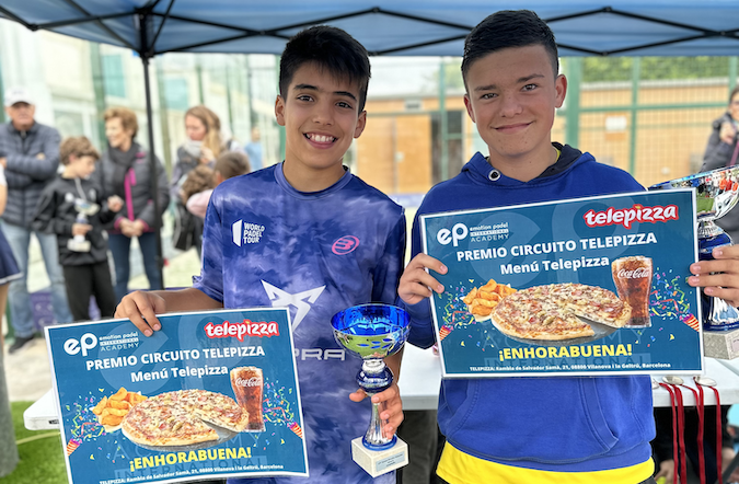 Guillem Pazos y Álvaro Salvador, Campeones del 27º Torneo Circuito Telepizza Nivel 3