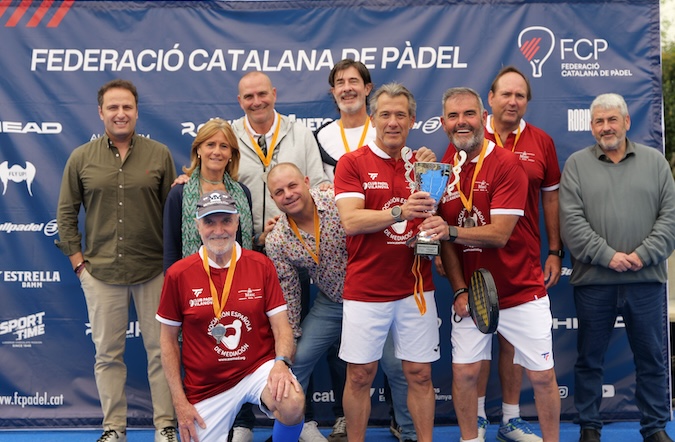 Club Padel Vilanova – Asemed, Subcampeones de Cataluña por Equipos Veteranos Súper Sénior