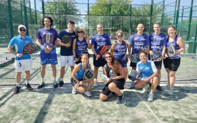 Derbi entre los equipos Padelcat Mixto G y Mixto D